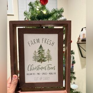“Farm Fresh Christmas Trees” Decoration Farmhouse Decor